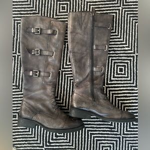 Vince Camuto : grey mid calf boots!